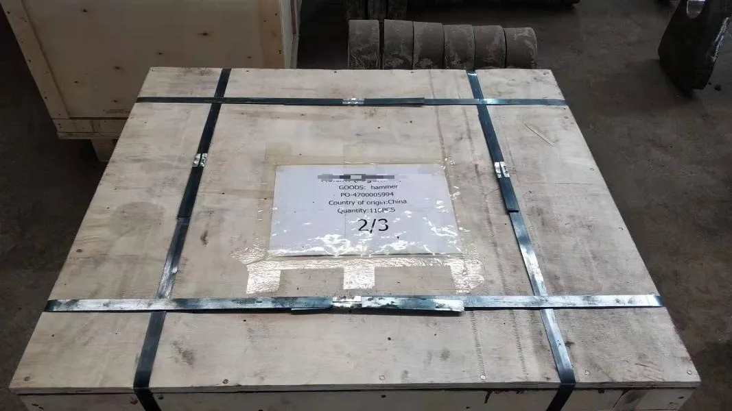 Volumes industriais preparados para despacho